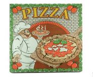 pubblicit sulle scatole per pizza